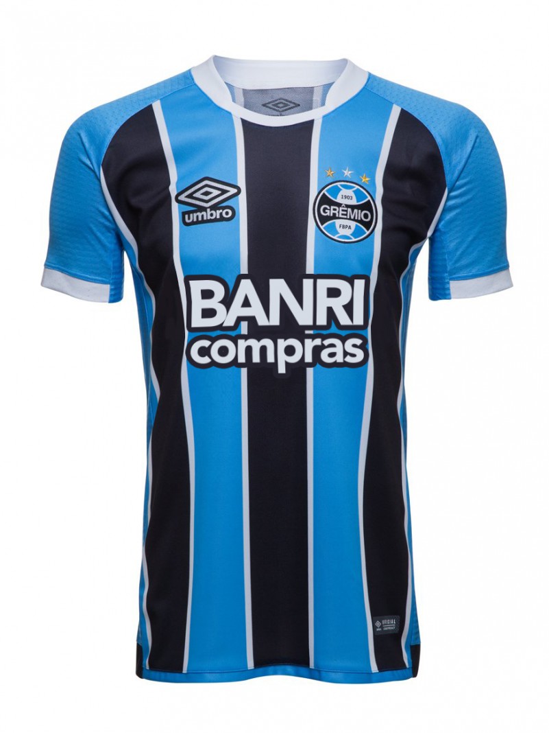 Camiseta do Grêmio com a marca Banricompras