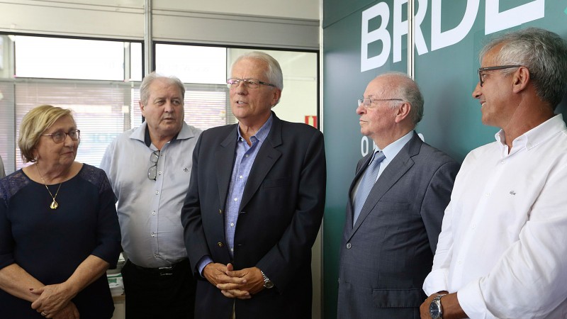 NÃO-ME-TOQUE, RS, BRASIL 05.03.2018: Cerimônia de Assinatura de Contratos de financiamento do BRDE durante a 19° Expodireto. Foto: Karine Viana/Palácio Piratini