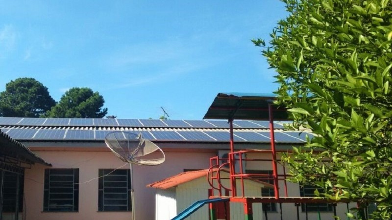 A doação de 25 módulos solares, com capacidade de geração de 325 Watts cada um, foi avaliada em R$ 40.738,00