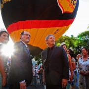 PORTO ALEGRE, RS, BRASIL 21.03.2018: Governador José Ivo Sartori durante o lançamento da 30º Festival Internacional de Balonismo de Torres. Foto: Dani Barcellos/Palácio Piratini