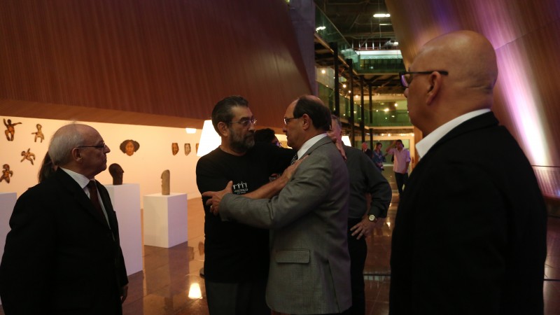 PORTO ALEGRE, RS, BRASIL 27.03.2018: O governador Jos&eacute; Ivo Sartori empossou, nesta ter&ccedil;a-feira (27), o novo presidente da Funda&ccedil;&atilde;o Theatro S&atilde;o Pedro, Ant&ocirc;nio Hohlfeldt. Foto: Karine Viana/Pal&aacute;cio Piratini