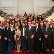 PORTO ALEGRE, RS, BRASIL 09.04.2018: Assinatura do contrato de permuta de área construída do Estado para a construção da Penitenciária Masculina de Bento Gonçalves. Foto: Luiz Chaves/Palácio Piratini