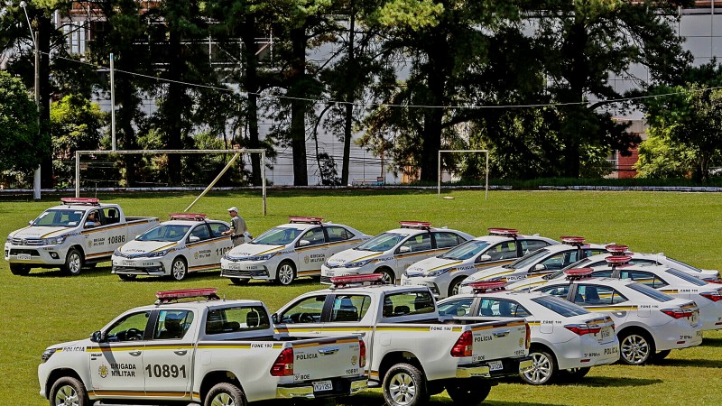 Viaturas entregues pelo governador Sartori representam investimento de R$ 2,5 milhões