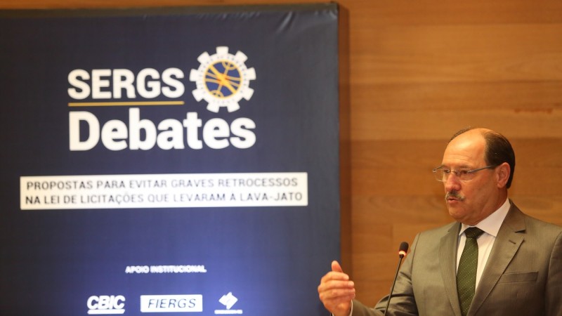 Advertência foi feita por Sartori durante abertura do Sergs Debates, tradicional evento da Sociedade de Engenharia do RS