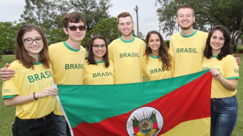 O Brasil estará representado por uma delegação composta por 25 estudantes, dos quais, sete são do Rio Grande do Sul