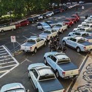 PORTO ALEGRE, RS, BRASIL 21.06.2018: O governo federal repassaou 16 viaturas às forças de Segurança Pública estaduais nesta quinta-feira (21). Os veículos, caminhonetes 4x4, serão destinados à Brigada Militar e ao Corpo de Bombeiros Militar. O ato oficial