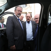 PORTO ALEGRE, RS, BRASIL 21.06.2018: O governo federal repassaou 16 viaturas às forças de Segurança Pública estaduais nesta quinta-feira (21). Os veículos, caminhonetes 4x4, serão destinados à Brigada Militar e ao Corpo de Bombeiros Militar. O ato oficial
