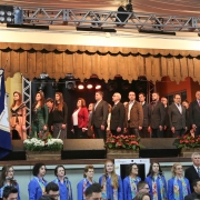 CARLOS BARBOSA, RS, BRASIL 29.06.2018: Governador José Ivo Sartori participou, nesta sexta-feira (29) da Cerimônia de Abertura da 29ª Edição da FestiQueijo. Fotos: Luiz Chaves/Palácio Piratini