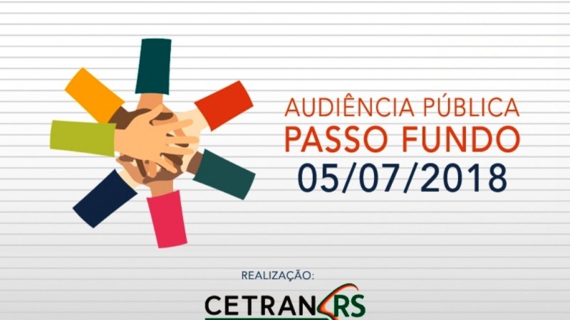 O objetivo é coletar na comunidade de Passo Fundo e de outros 129 municípios sugestões para a melhoria do trânsito no RS