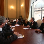 PORTO ALEGRE, RS, BRASIL 05.07.2018: O governador José Ivo Sartori assinou, nesta quinta-feira (5), convênio junto à Companhia Estadual de Energia Elétrica (CEEE), para a instalação de uma usina solar fotovoltaica no Centro Administrativo Fernando Ferrari