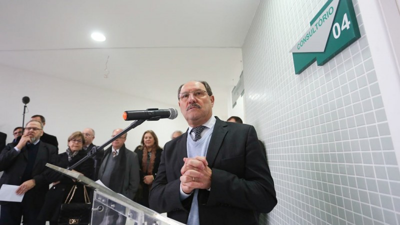 SANTA MARIA, RS, BRASIL 06.07.2018: Em solenidade que contou com as presen&ccedil;as do governador Jos&eacute; Ivo Sartori e do secret&aacute;rio da Sa&uacute;de, Francisco Paz, foi inaugurado nesta sexta-feira (6), na regi&atilde;o central do estado, o Hospital Regional de Santa Maria, qu