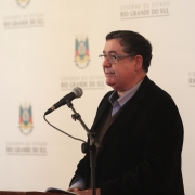 PORTO ALEGRE, RS, BRASIL 18.07.2018: O Governo do Estado do Rio Grande do Sul e a Athos Editora uniram-se em cerimônia de lançamento do 4º volume da série 'Nomes que fizeram a Imprensa Gaúcha', realizada na manhã desta quarta-feira (18), no Salão Negrinho