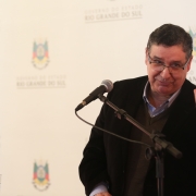 PORTO ALEGRE, RS, BRASIL 18.07.2018: O Governo do Estado do Rio Grande do Sul e a Athos Editora uniram-se em cerimônia de lançamento do 4º volume da série 'Nomes que fizeram a Imprensa Gaúcha', realizada na manhã desta quarta-feira (18), no Salão Negrinho