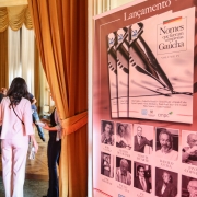 PORTO ALEGRE, RS, BRASIL 18.07.2018: O Governo do Estado do Rio Grande do Sul e a Athos Editora uniram-se em cerimônia de lançamento do 4º volume da série 'Nomes que fizeram a Imprensa Gaúcha', realizada na manhã desta quarta-feira (18), no Salão Negrinho