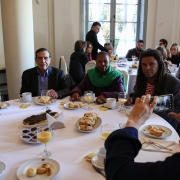 PORTO ALEGRE, RS, BRASIL 12.09.2018: A secretária de Desenvolvimento Social, Trabalho Justiça e Direitos Humanos (SDSTJDH), Maria Helena Sartori participou, na manhã desta quarta-feira (12), no Salão Azul na Ala Residencial do Palácio Piratini, do café da