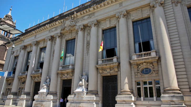 PORTO ALEGRE, RS, BRASIL, 12.01.2016: Fachada do Palácio Piratini. Governo do Estado do Rio Grande do Sul. Foto: Leandro Osório/ Especial Palácio Piratini