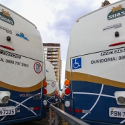 Cerimônia de entrega de veículos para assistência social a municípios gaúchos
