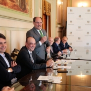 PORTO ALEGRE, RS,BRASIL 27.12.2018:  Governador participou  nesta quinta-feira (27) da cerimônia de descerramento da Galeria de Ex-Secretários da Casa Civil .foto: Dani Barcellos/Palácio Piratini