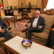 Eduardo Leite recebeu Pedro Westphalen, diplomado deputado federal em dezembro do ano passado
