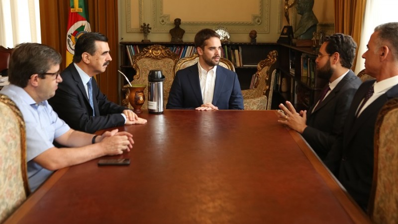 10.01.2019 Gov Eduardo Leite recebe o Dep Ruy Irigaray