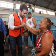 Governador Eduardo Leite visitou os municípios atingidos pelas chuvas na Fronteira Oeste