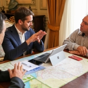 Deputado estadual Thiago Pereira Duarte também participou de encontro com governador