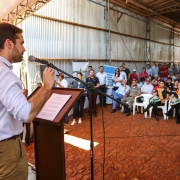 Santo Ângelo, RS, BRASIL, 25/01/2019 - O Governador Eduardo Leite participou, na manhã desta sexta-feira (25), da Abertura da Colheita do Milho no Municipio de Santo Ângelo Fotos: Gustavo Mansur / Palácio Piratini.