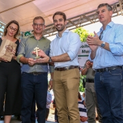 Santo Ângelo, RS, BRASIL, 25/01/2019 - O Governador Eduardo Leite participou, na manhã desta sexta-feira (25), da Abertura da Colheita do Milho no Municipio de Santo Ângelo Fotos: Gustavo Mansur / Palácio Piratini.