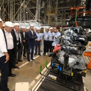 GRAVATAÍ, RS, BRASIL, 08/02/2019 - Governador Eduardo Leite em visita à fábrica da GM no município de Gravataí, na manhã desta sexta-feira (08). Fotos: Itamar Aguiar/Palácio Piratini