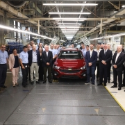 GRAVATAÍ, RS, BRASIL, 08/02/2019 - Governador Eduardo Leite em visita à fábrica da GM no município de Gravataí, na manhã desta sexta-feira (08). Fotos: Itamar Aguiar/Palácio Piratini