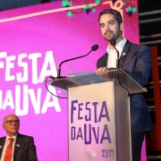 CAXIAS DO SUL, RS, BRASIL, 22/02/2019 - Na manhã dessa sexta-feira (22), o governador Eduardo Leite participou da abertura da Festa Nacional da Uva 2019. Fotos: Rodger Timm/Palácio Piratini