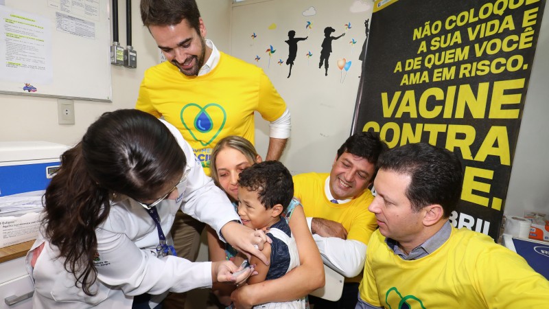 PORTO ALEGRE, RS, BRASIL, 08/04/2019 - Lançamento da Campanha Nacional de Vacinação 2019.  Fotos: Itamar Aguiar / Palácio Piratini