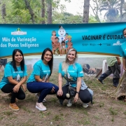 PORTO ALEGRE, RS, BRASIL, 23/04/2019 - Início da campanha da vacinação em povos indígenas na aldeia Van-Kã, dos Caigangue, no bairro Lami. Fotos: Felipe Dalla Valle/Palácio Piratini
