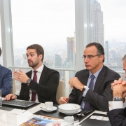 Governador apresentou o processo de privatiza&ccedil;&otilde;es em andamento e reiterou que o Estado est&aacute; aberto a investimentos privados