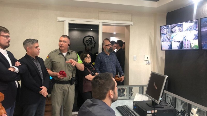Sala de Monitoramento Cadeia Pública