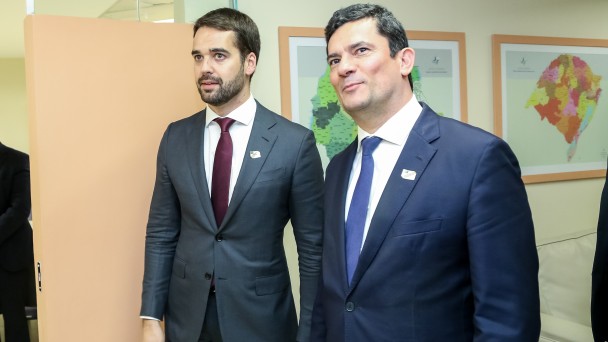 PORTO ALEGRE, RS, BRASIL, 27/06/2019 - Governo apresenta projeto RS Seguro ao ministro da Justiça, Sergio Moro, e discute soluções para situação de presídios. Fotos: Gustavo Mansur/ Palácio Piratini