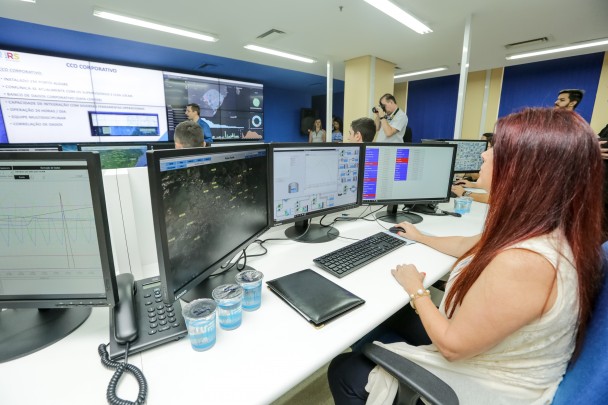 PORTO ALEGRE, RS, BRASIL, 22/11/2019 - Governador participa da inauguração do Centro de Controle Operacional da Corsan. Fotos: Gustavo Mansur/ Palácio Piratini