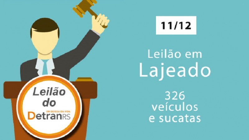 Leilao Lajeado 11 12 detranRS