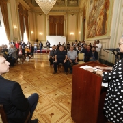 PORTO ALEGRE, RS, BRASIL, 7/1/2019. O cantor e compositor César Oliveira foi a primeira personalidade gaúcha a receber o título de Adido Cultural do Rio Grande do Sul, concedido pelo governo do Estado. 