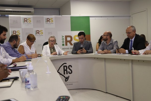 Reunião SES COE coronavírus