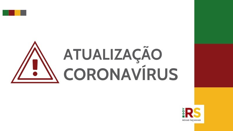 Coronavírus atualização card
