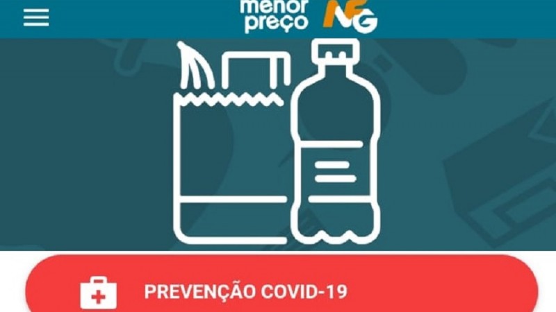 Menor Preço app Covid 19