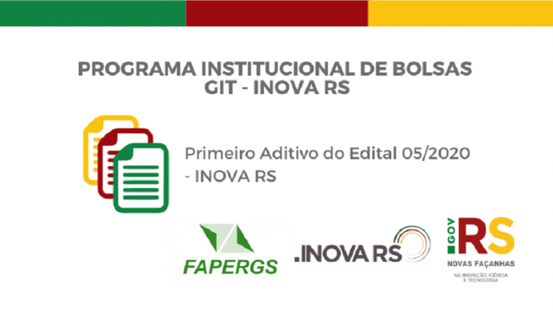 edital de bolsas INOVA RS