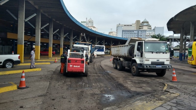 obras rodoviária poa