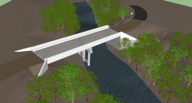 ponte Arroio Boa Vista projeto