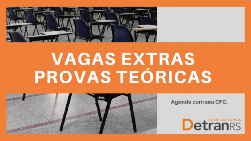 Detran sala de provas extra