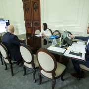 PORTO ALEGRE, RS, BRASIL, 23.10.2020 - Anúncio da Junta Comercial de isenção de taxas, por 90 dias, para a abertura de empresas. Fotos: Gustavo Mansur/ Palácio Piratini