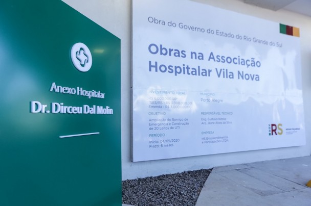 obras hospital Vila Nova