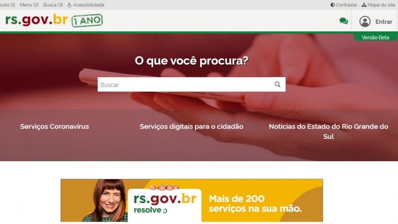 Capa portal servi&ccedil;os