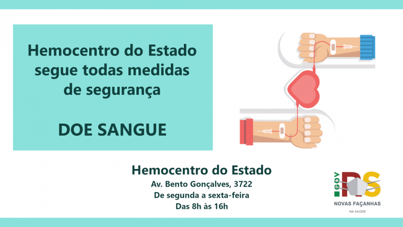 doação de sangue medidas de segurança